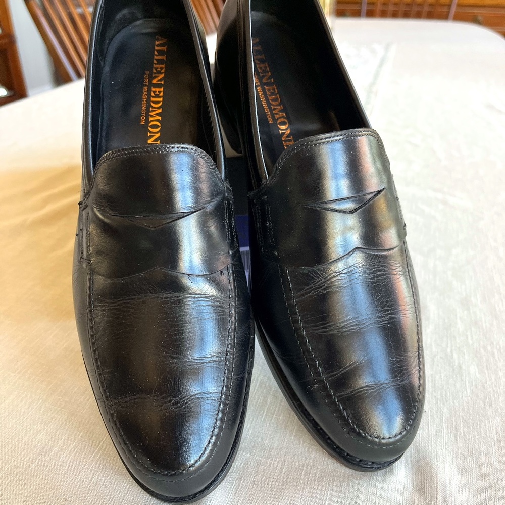 Allen Edmonds Black loafers 9.5